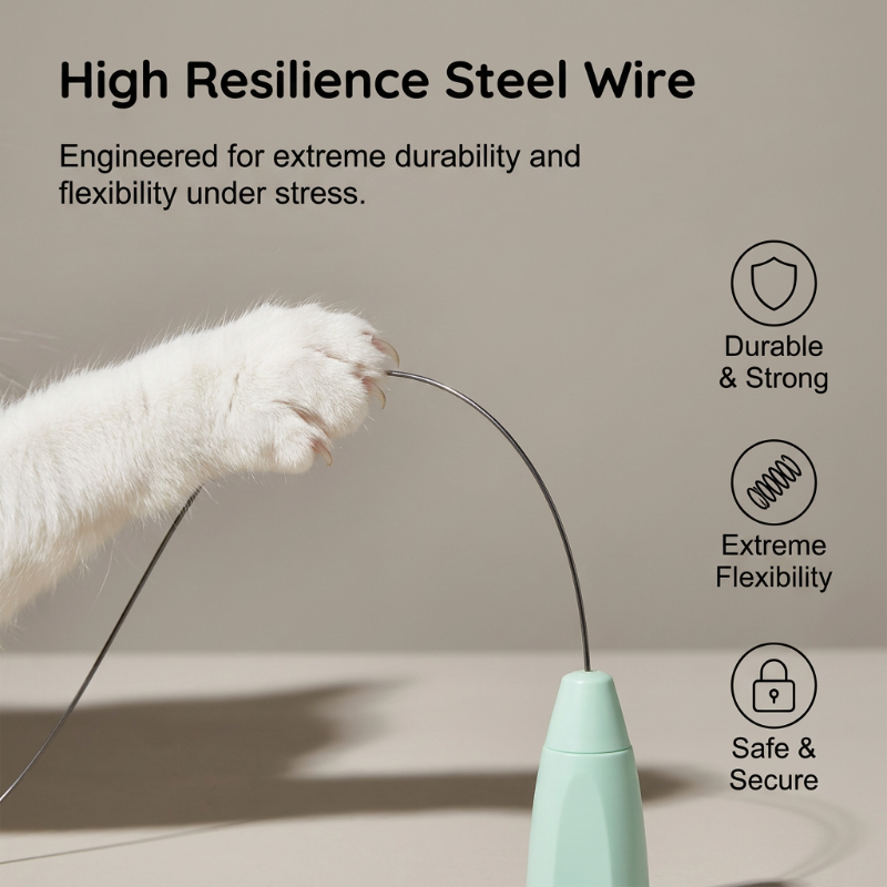 Electric Cat Teaser with Rotating Butterfly & Suction Cup