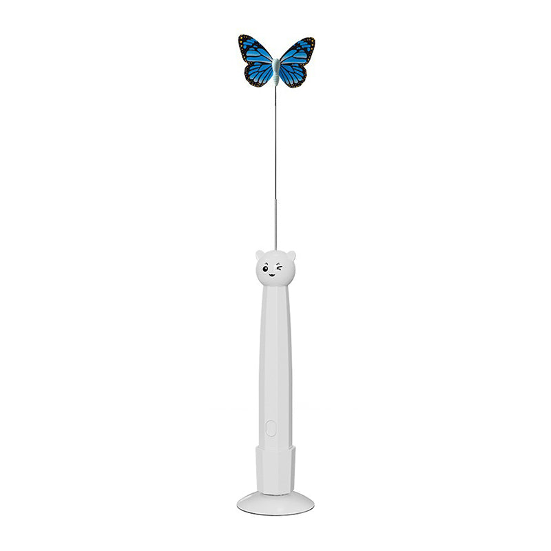 Electric Cat Teaser with Rotating Butterfly & Suction Cup