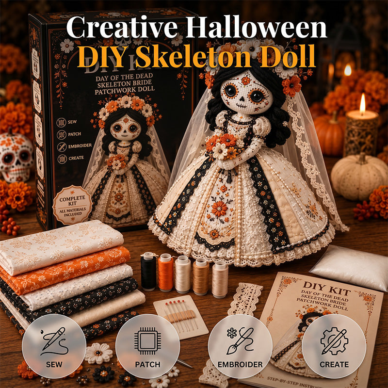 Skeleton Bride Craft Kit DIY Halloween Decoration Set