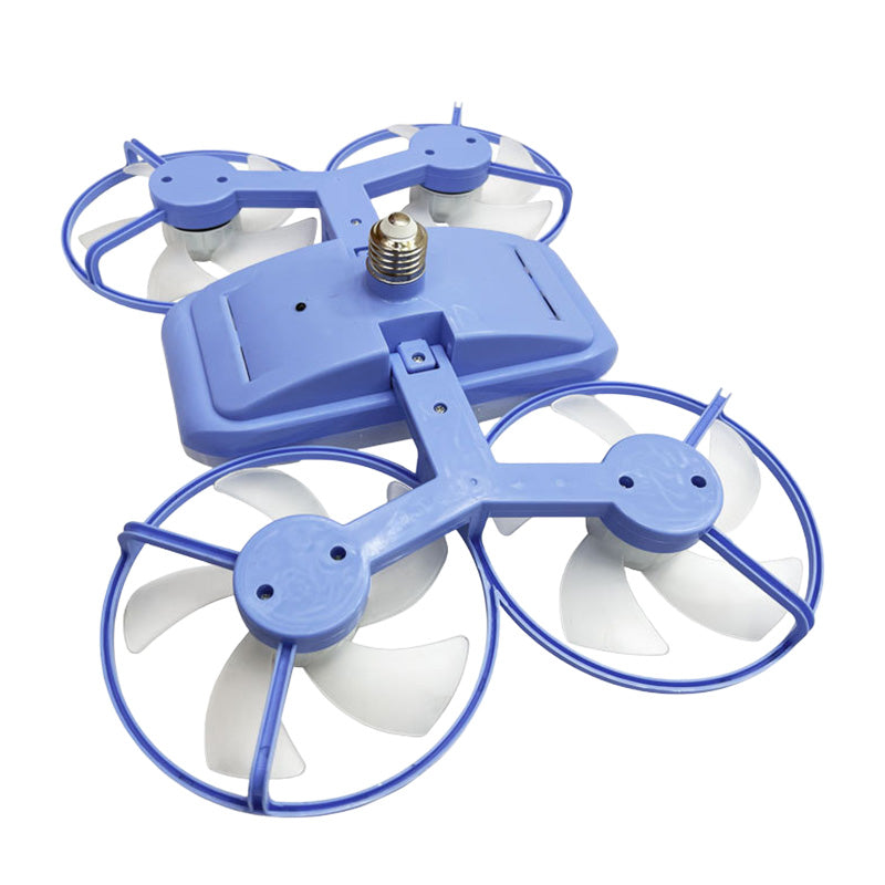 3-Speed Foldable Fan with LED Light Remote Control