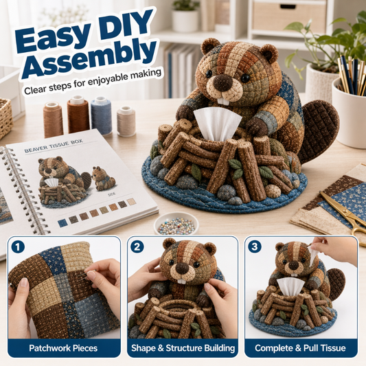 DIY Animal Tissue Holder Kit Koala Otter Wombat Beaver Kangaroo