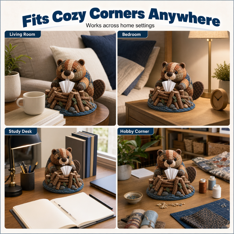 DIY Animal Tissue Holder Kit Koala Otter Wombat Beaver Kangaroo