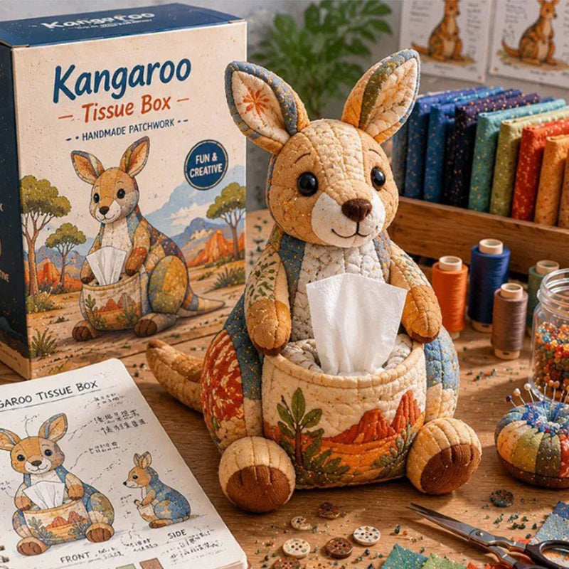 DIY Animal Tissue Holder Kit Koala Otter Wombat Beaver Kangaroo