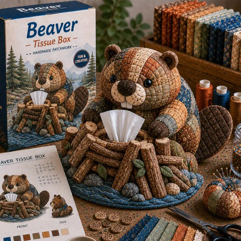 DIY Animal Tissue Holder Kit Koala Otter Wombat Beaver Kangaroo