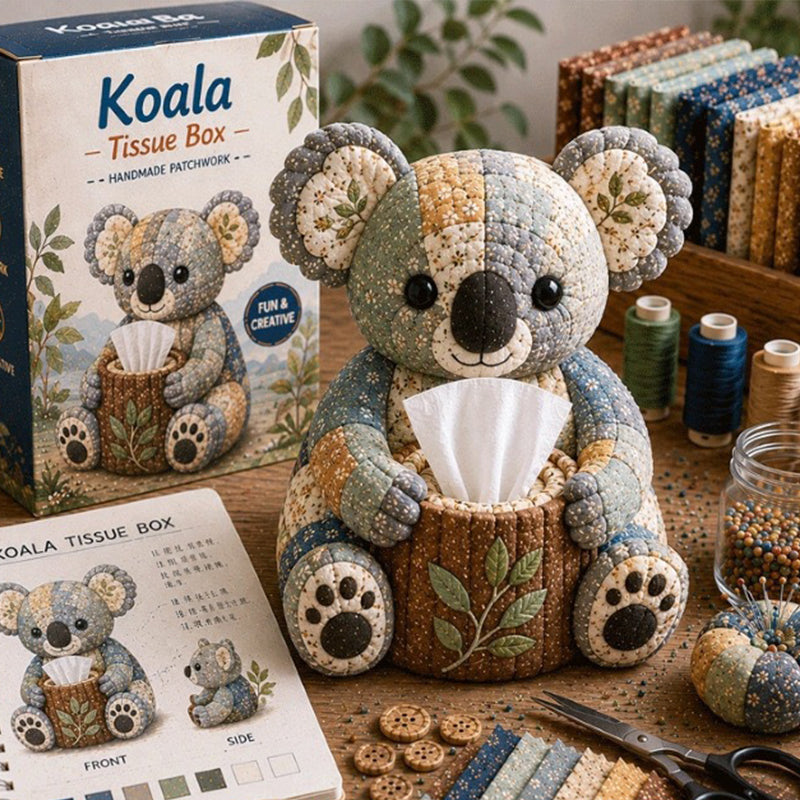DIY Animal Tissue Holder Kit Koala Otter Wombat Beaver Kangaroo