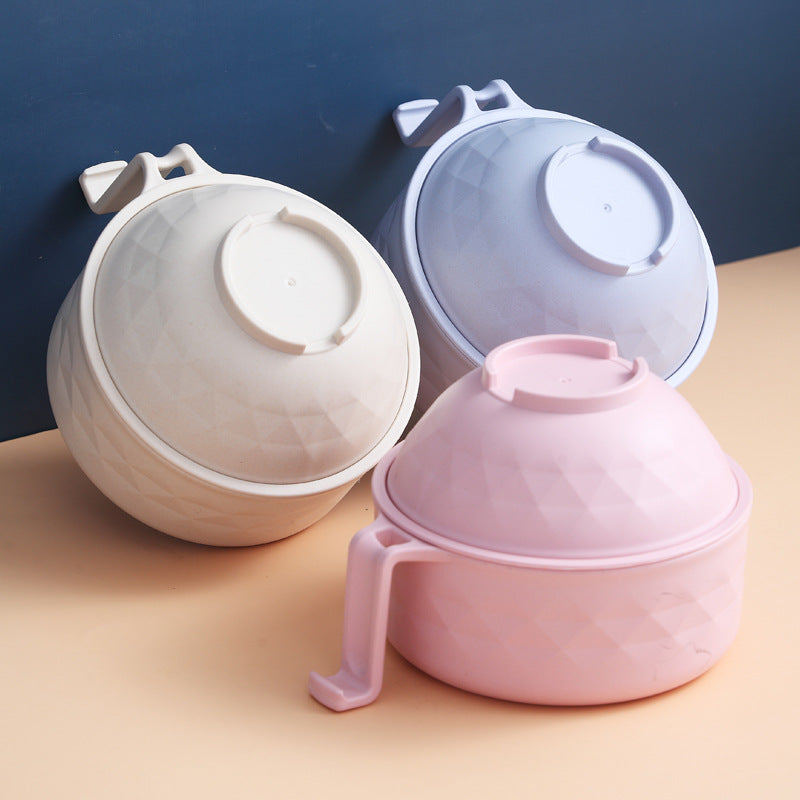 Multifunctional Ramen Bowl Set with Water Filter and Utensils