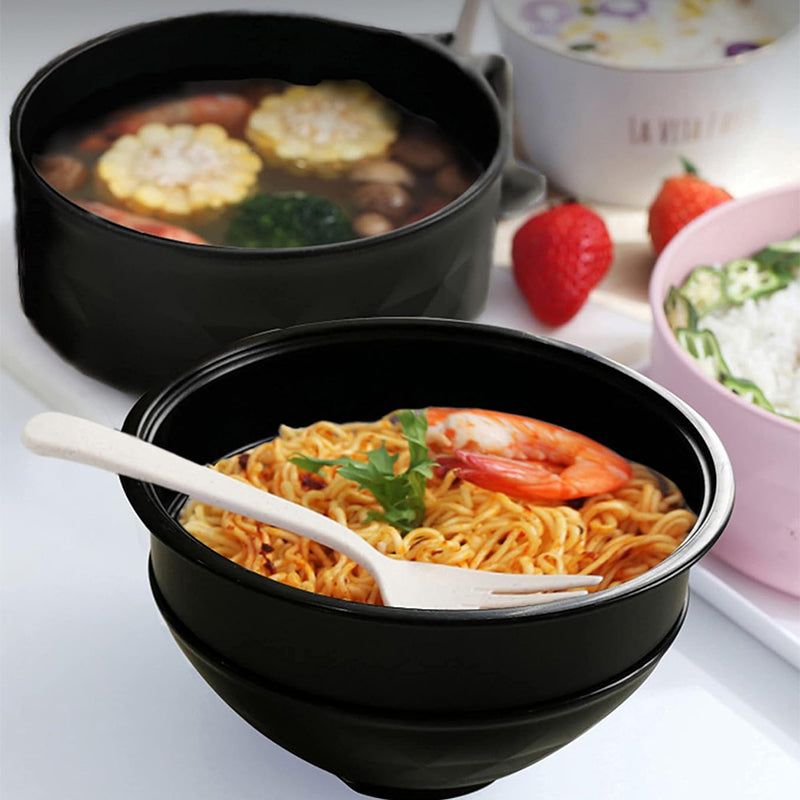 Multifunctional Ramen Bowl Set with Water Filter and Utensils