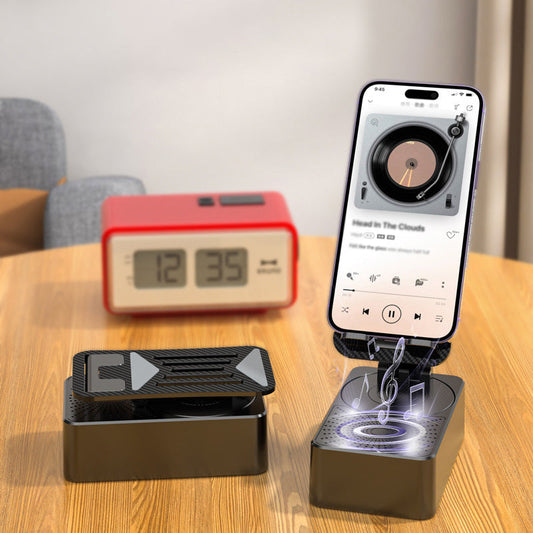3-in-1 Wireless Bluetooth Speaker Charging Station Phone Stand