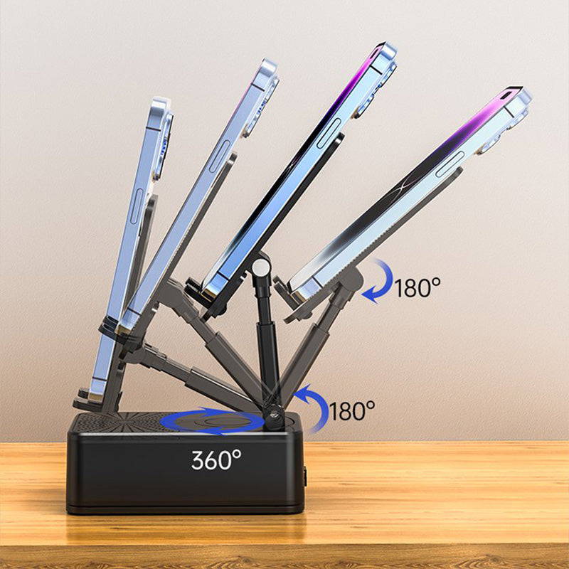 3-in-1 Wireless Bluetooth Speaker Charging Station Phone Stand