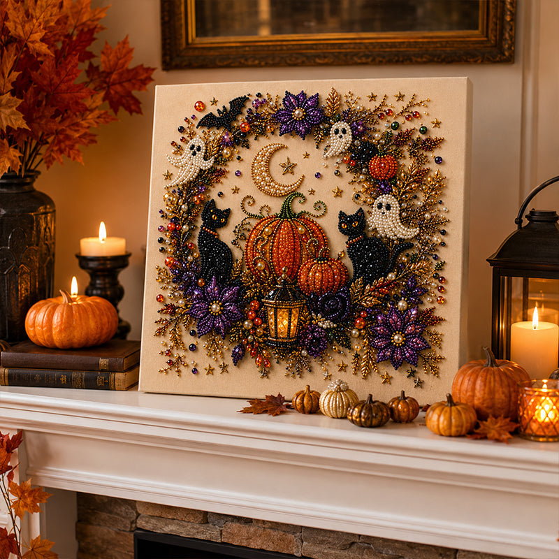 Halloween Ghost Pearl Art DIY Craft Kit