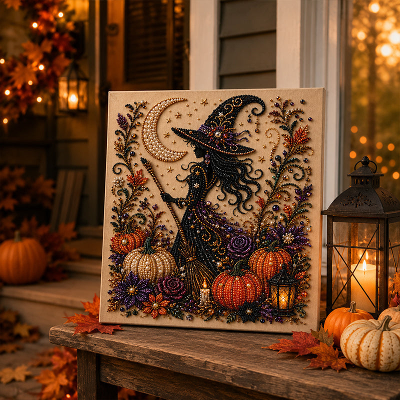 Halloween Ghost Pearl Art DIY Craft Kit