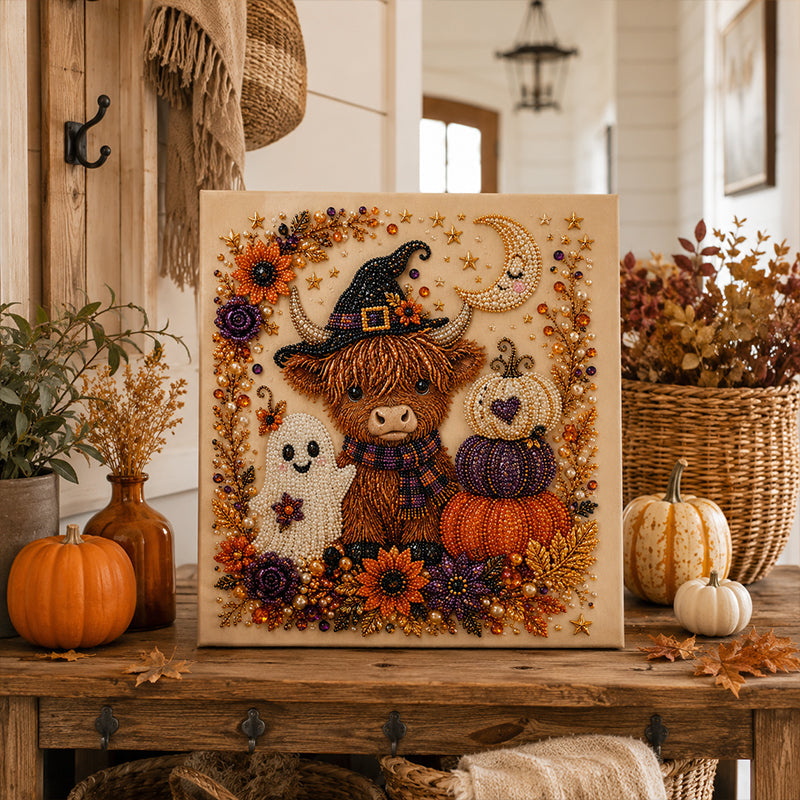 Halloween Ghost Pearl Art DIY Craft Kit