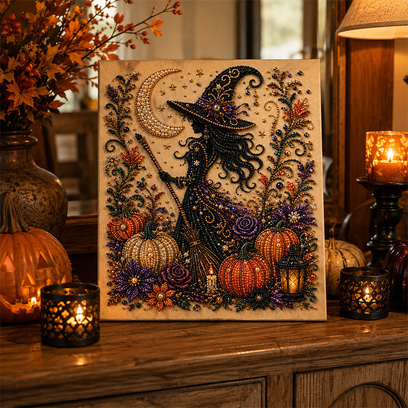 Halloween Ghost Pearl Art DIY Craft Kit