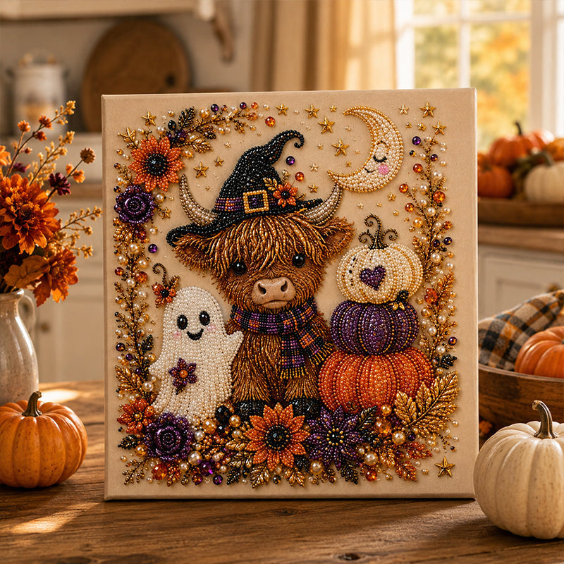 Halloween Ghost Pearl Art DIY Craft Kit