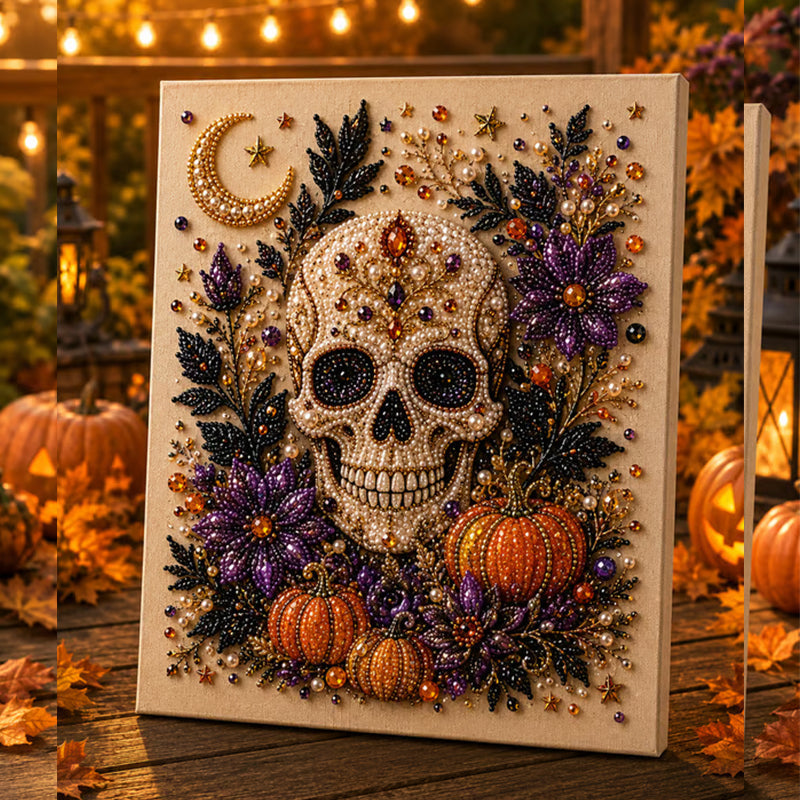 Halloween Ghost Pearl Art DIY Craft Kit