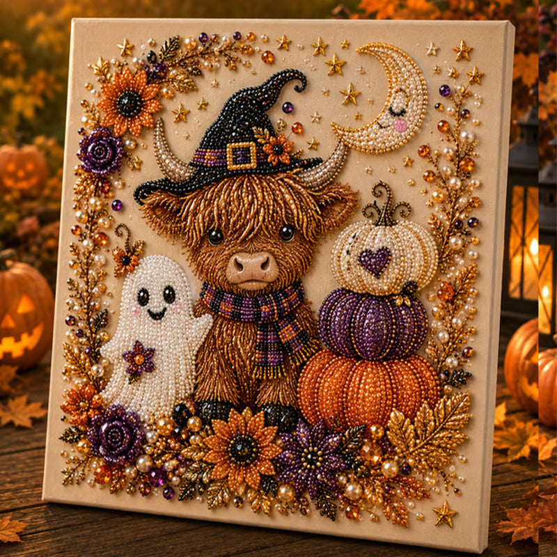 Halloween Ghost Pearl Art DIY Craft Kit