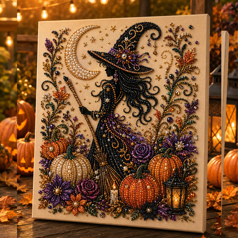 Halloween Ghost Pearl Art DIY Craft Kit