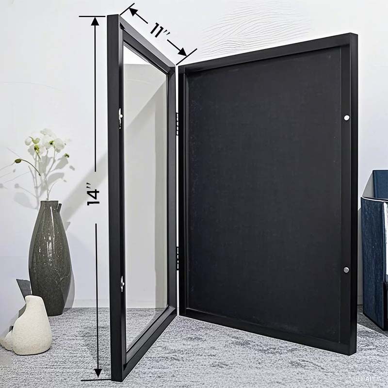Magnetic Jersey Display Frame Solid Wood Crystal Clear Acrylic