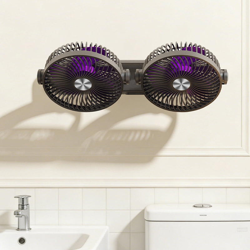 Dual Head Oscillating Ceiling Fan