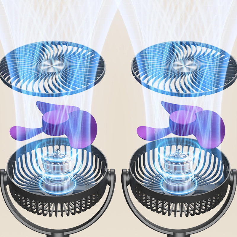Dual Head Oscillating Ceiling Fan