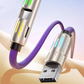 4-in-1 Luminous Fast Charging Cable with Zinc Alloy Connectors