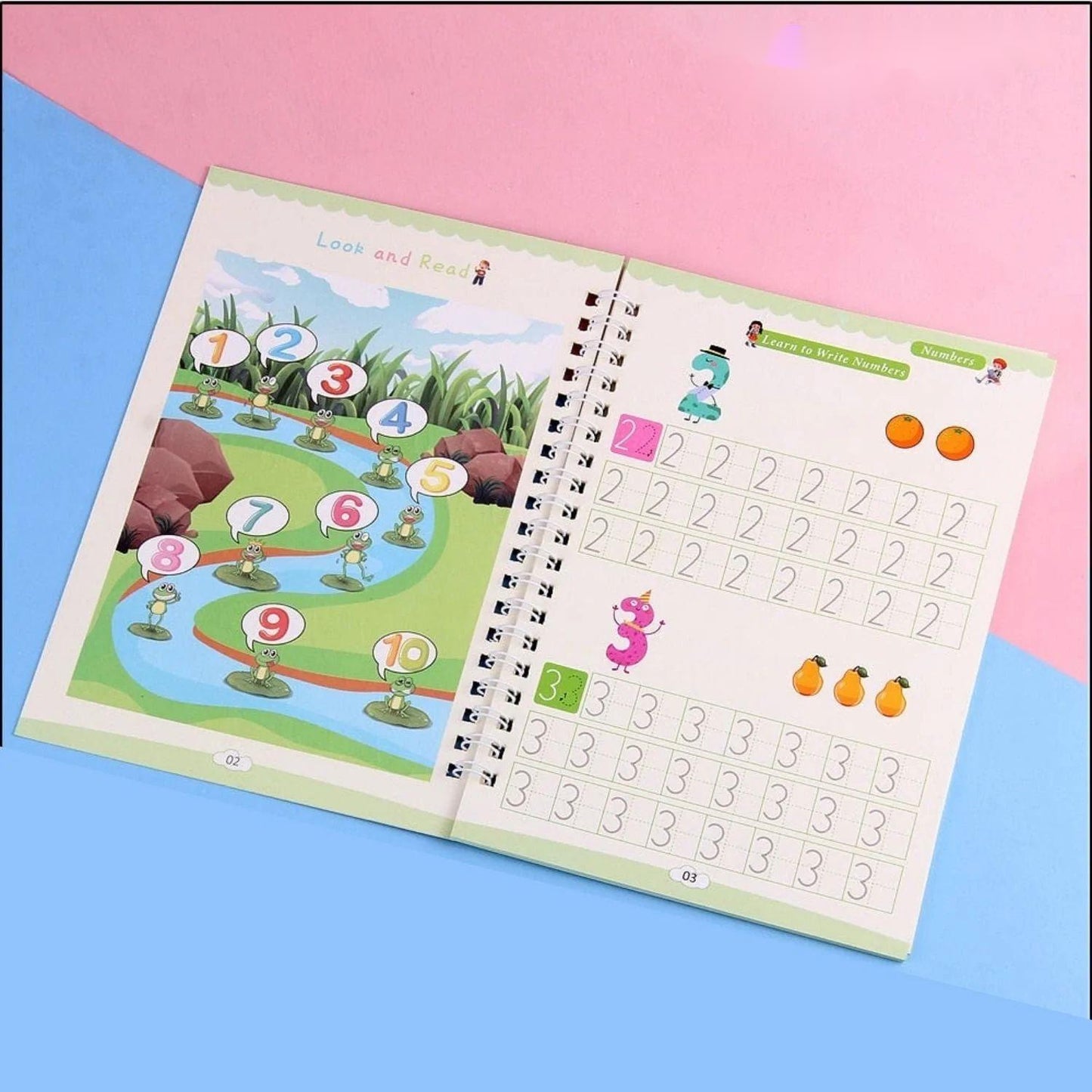 Children's Magic Copybooks Reusable Handwriting Practice Set