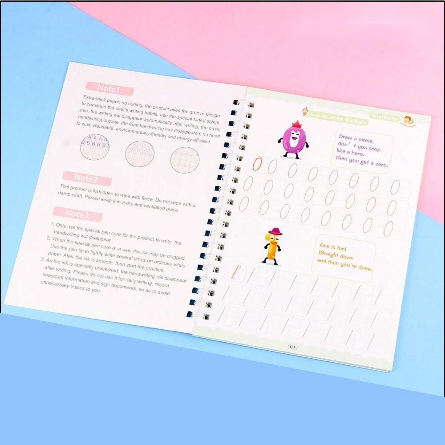 Children's Magic Copybooks Reusable Handwriting Practice Set