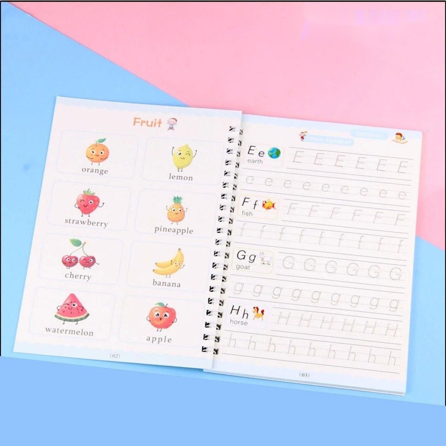 Children's Magic Copybooks Reusable Handwriting Practice Set