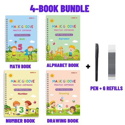 Children's Magic Copybooks Reusable Handwriting Practice Set