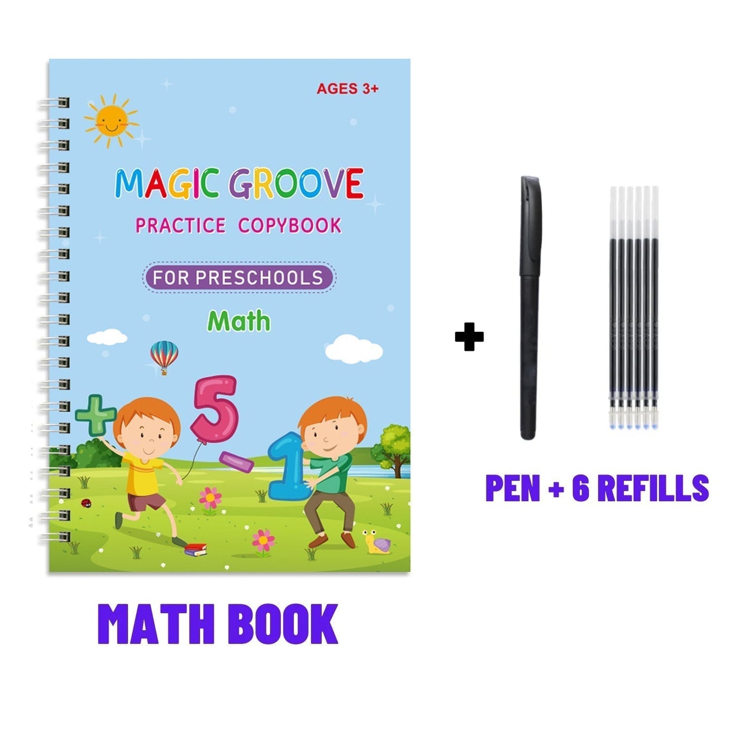 Children's Magic Copybooks Reusable Handwriting Practice Set
