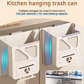 Foldable Cabinet Trash Bin Drill-Free Bag Dispenser 10L