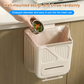 Foldable Cabinet Trash Bin Drill-Free Bag Dispenser 10L