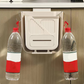 Foldable Cabinet Trash Bin Drill-Free Bag Dispenser 10L