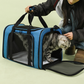Large Foldable Mesh Cat Carrier Bag Breathable Portable Oxford Fabric