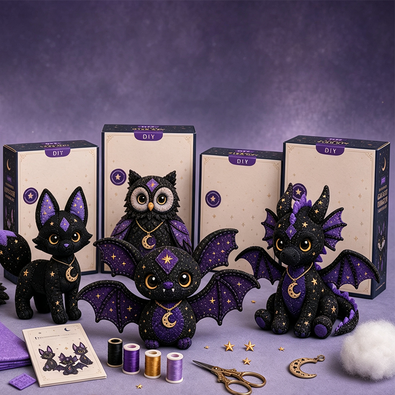 Beginner Celestial Plush Sewing Kit DIY Craft Set
