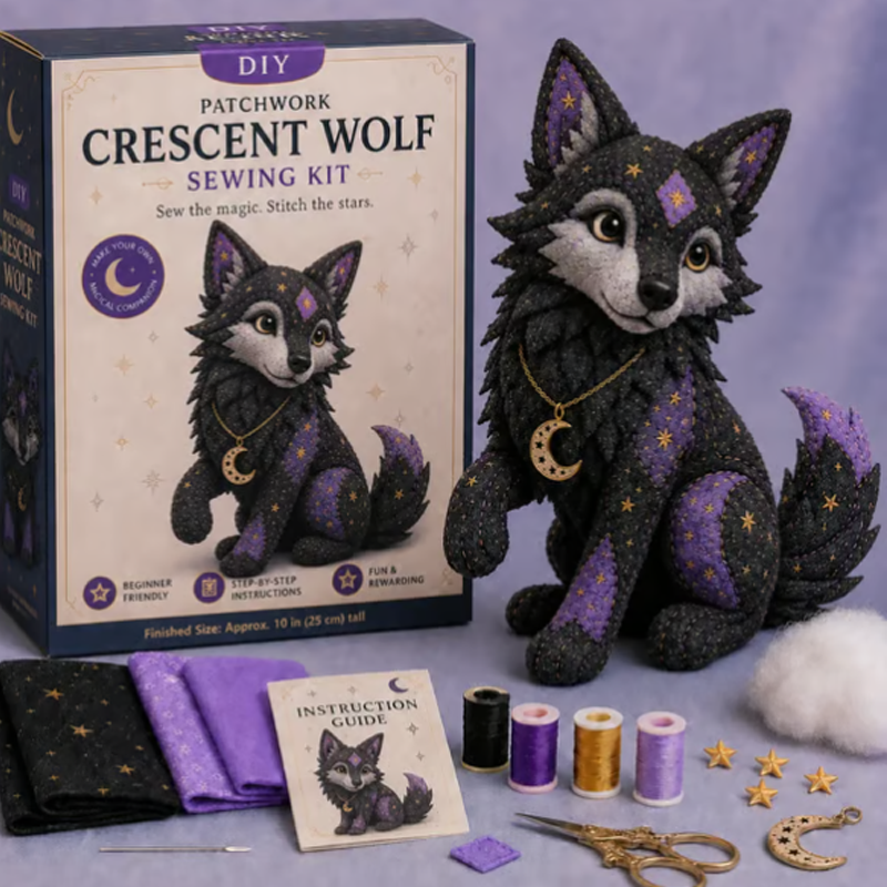 Beginner Celestial Plush Sewing Kit DIY Craft Set