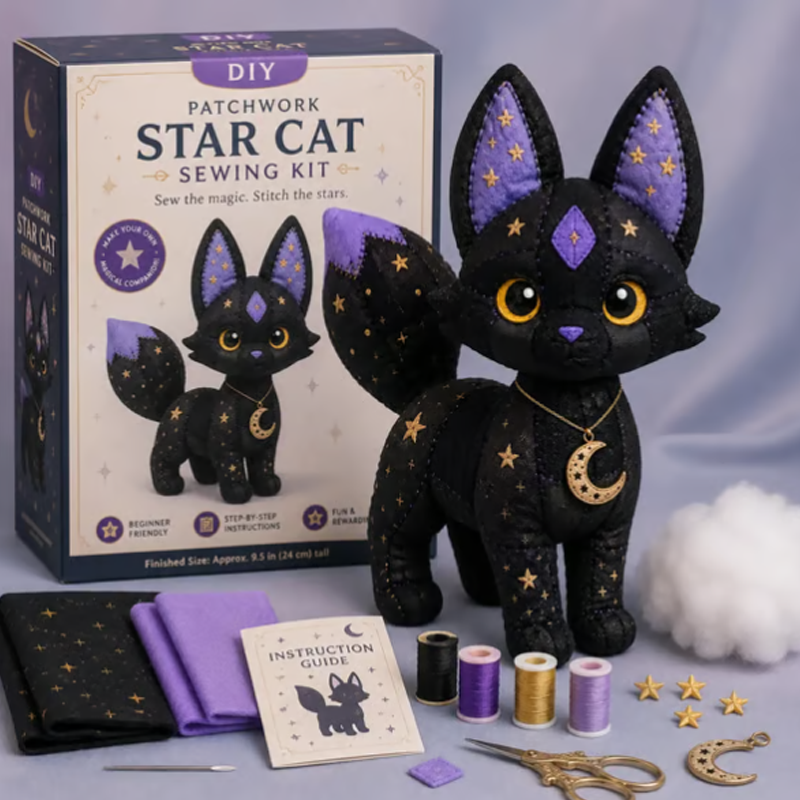 Beginner Celestial Plush Sewing Kit DIY Craft Set