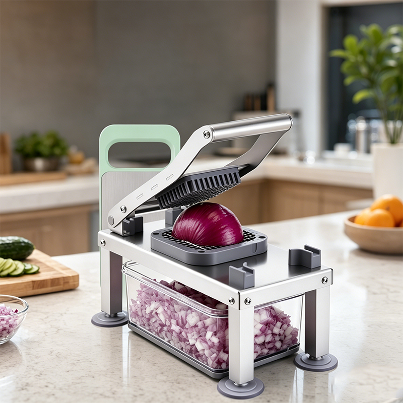 Multifunctional 9-Blade Food Chopper with Storage Container