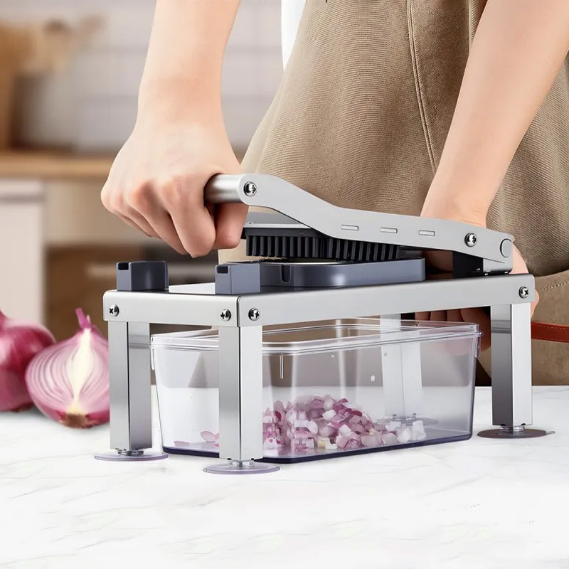Multifunctional 9-Blade Food Chopper with Storage Container