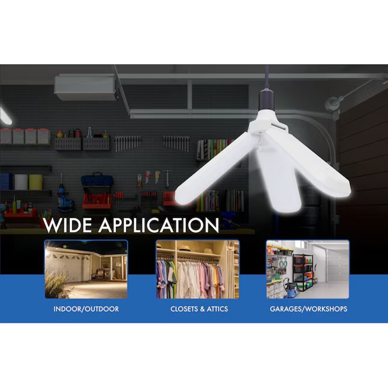 Foldable LED Garage Ceiling Light