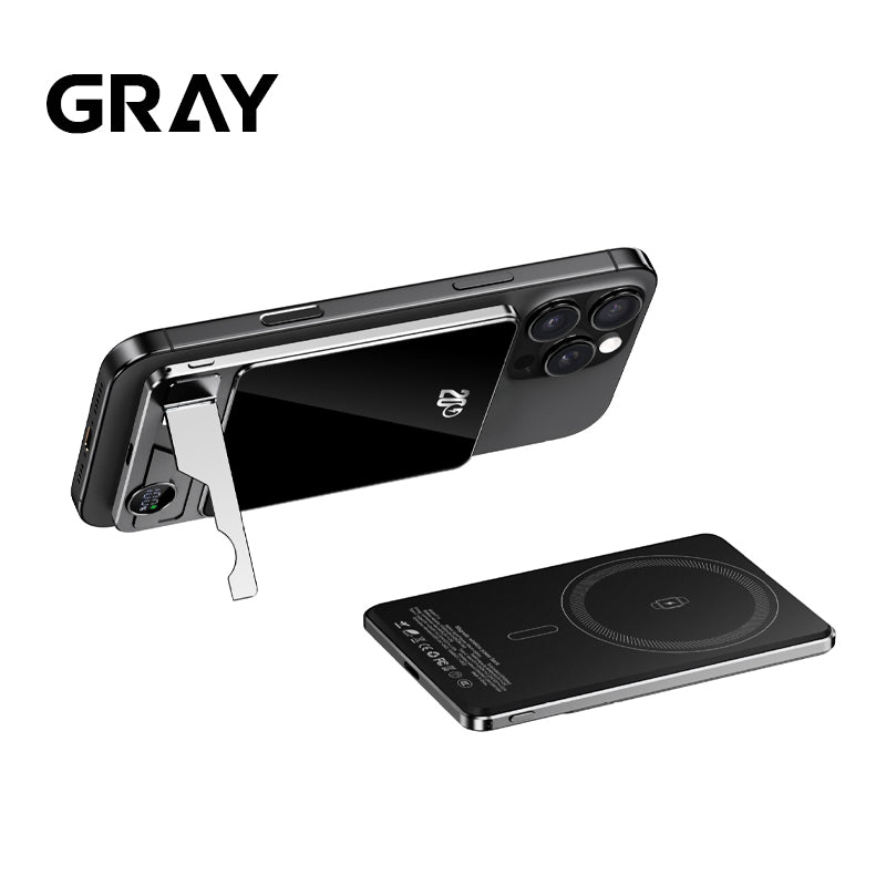 Dual Mode Magnetic 10000mAh Power Bank with Stand