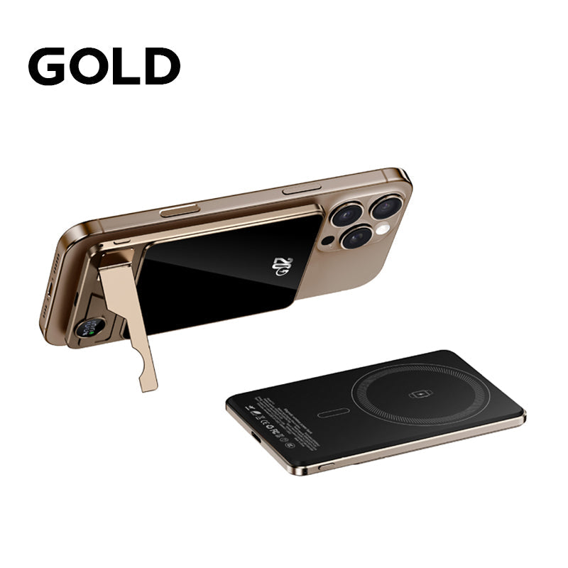 Dual Mode Magnetic 10000mAh Power Bank with Stand