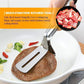 3-in-1 Stainless Steel Cooking Clamp Tongs Flipper Scraper