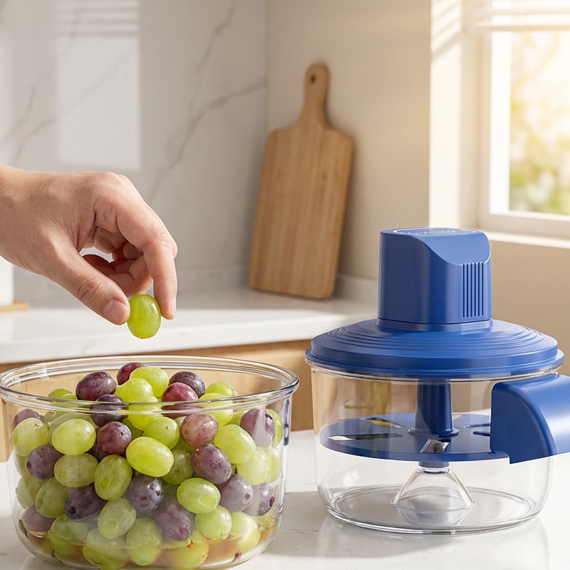 Automatic Rechargeable Grape Peeler Machine