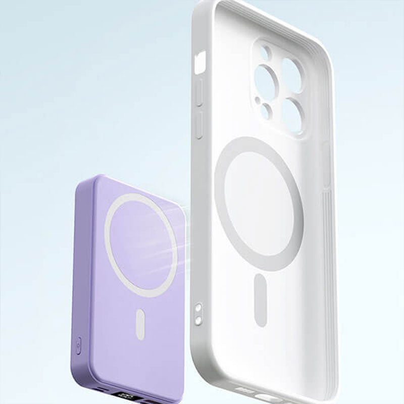 10000mAh Magnetic Wireless Charging Power Bank with Stand