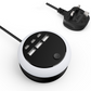 Portable 6-Port Charging Station with 8-Color Night Light