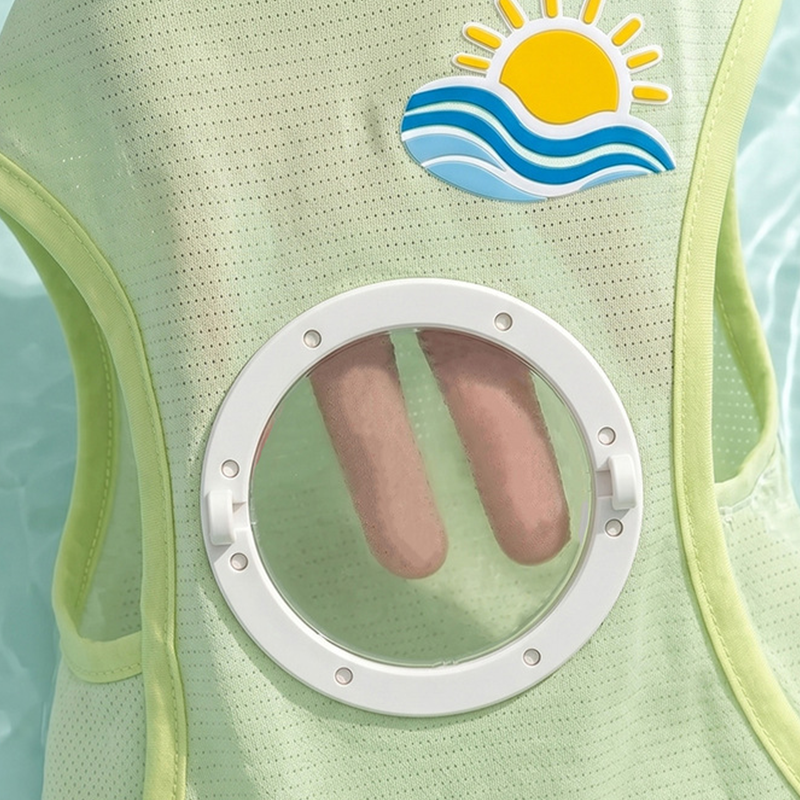 Cooling Fan Dog Vest with Ice Silk Fabric