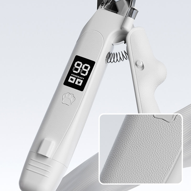 2-in-1 LED Pet Nail Clipper & Grinder with LCD Display