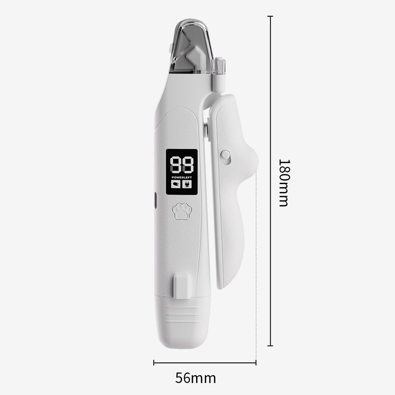2-in-1 LED Pet Nail Clipper & Grinder with LCD Display