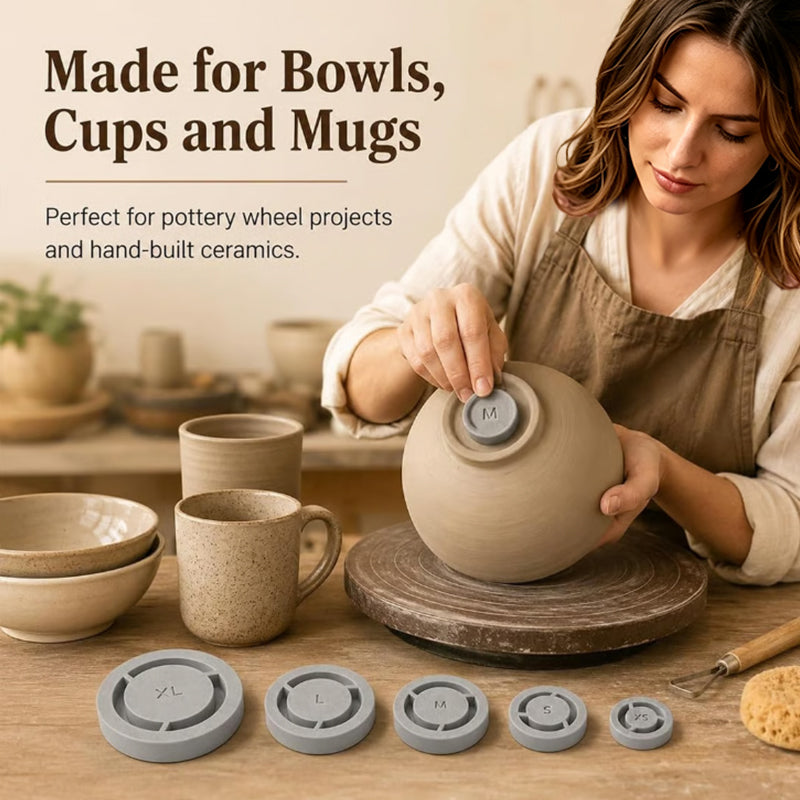 Pottery Centering Tool Set for Bowls and Mugs